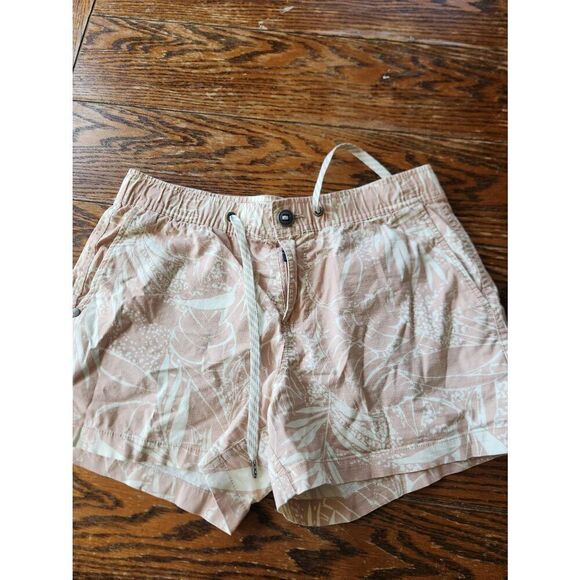 Vuori Ripstop Leaf Print Floral Shorts Size Small - Picture 2 of 4